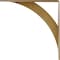 Ekena Millwork Legacy Steel Bracket, Hammered Gold 2"W x 18"D x 18"H BKTM02X18X18LEHGO - alternate 8